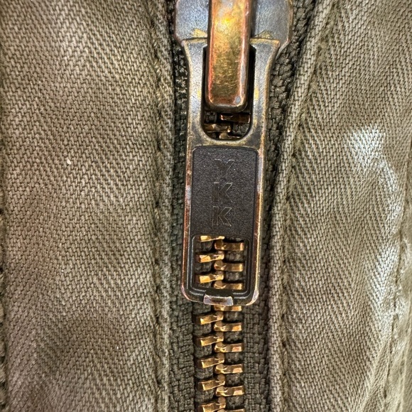 JCrew Boyfriend Utility Cargo Jacket Olive Green medium 100%cotton.Megan Markel - Picture 12 of 16